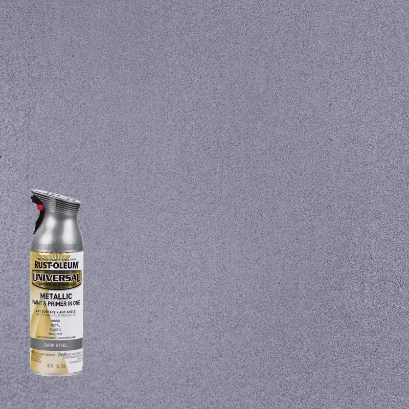 Rust-Oleum Universal Paint & Primer in One Dark Steel Metallic Spray Paint 11 oz. - Deal of The Week
