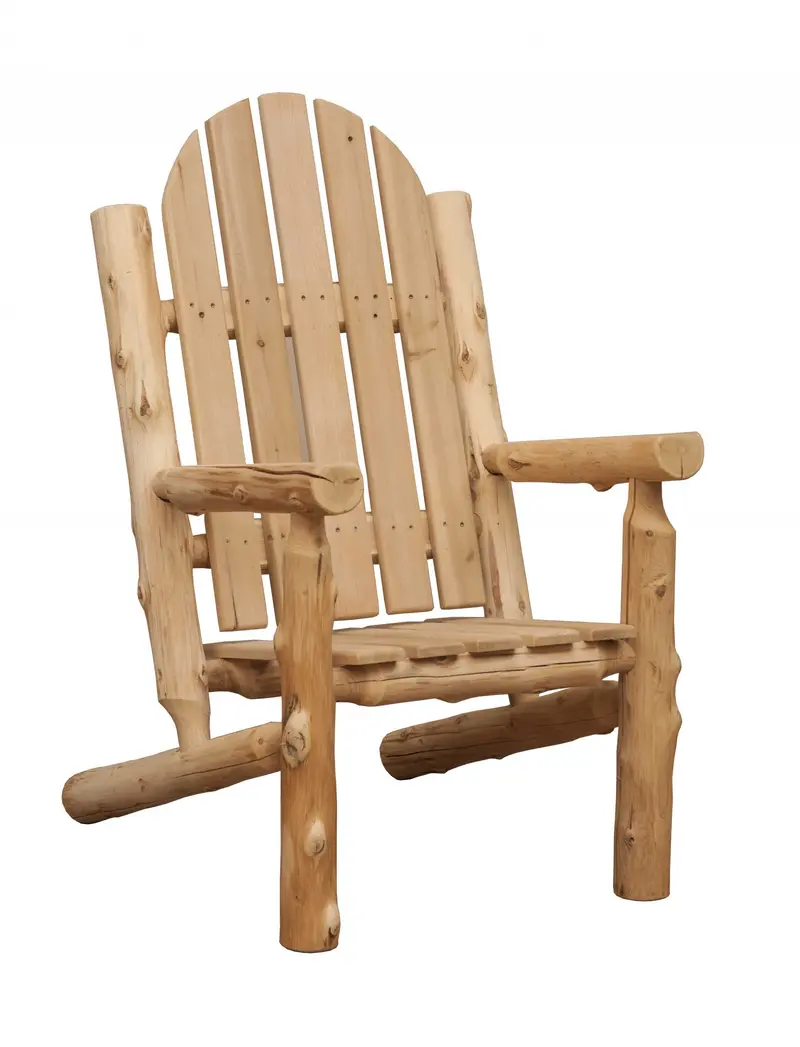 Rustic and Natural Cedar Adirondack Chair By Homeroots