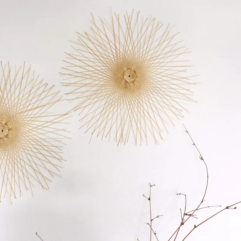 Sa Ni Ka - Bamboo Wall Decor By Thaihome