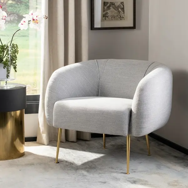 Safavieh Alena Chair - Light Gray