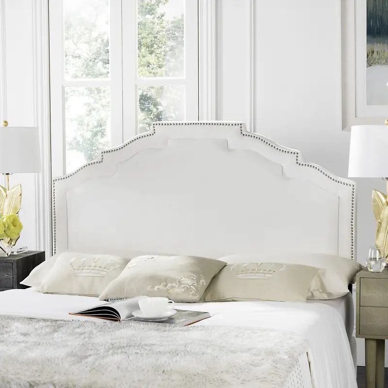 Safavieh Alexia Headboard King Size - White