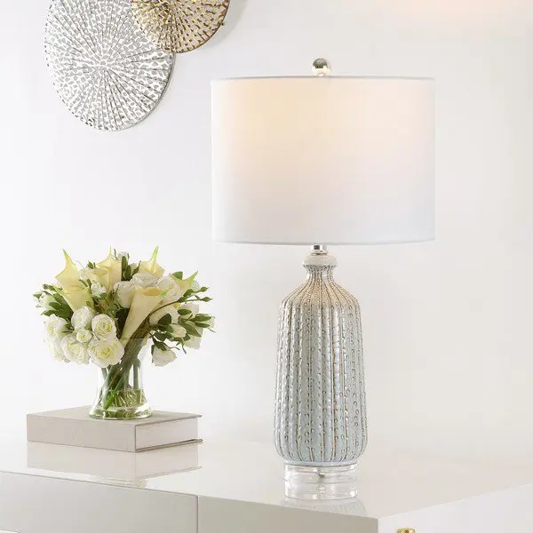 Safavieh Amberly Table Lamp - Reactive Grey