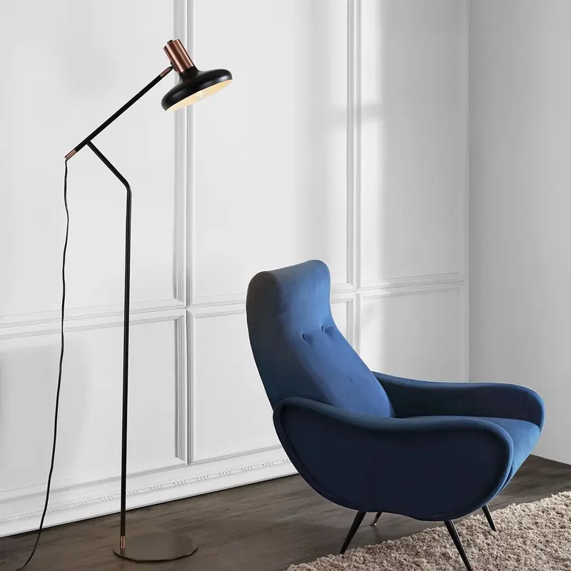 Safavieh Amia Floor Lamp - Black