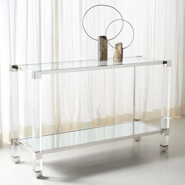 Safavieh Angie Acyrlic Console Table - Silver