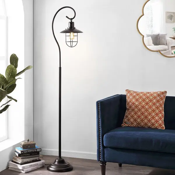 Safavieh Archie Iron Floor Lamp - Black