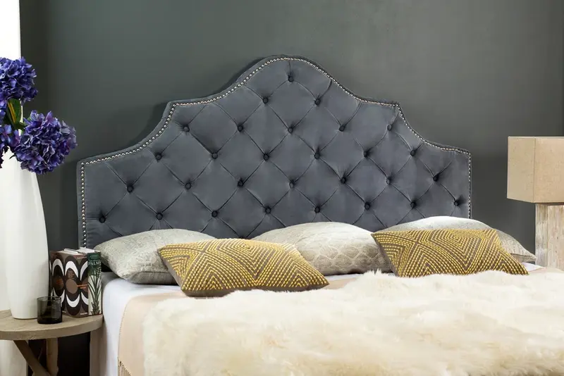 Safavieh Arebelle Full Headboard Full Size - Grey