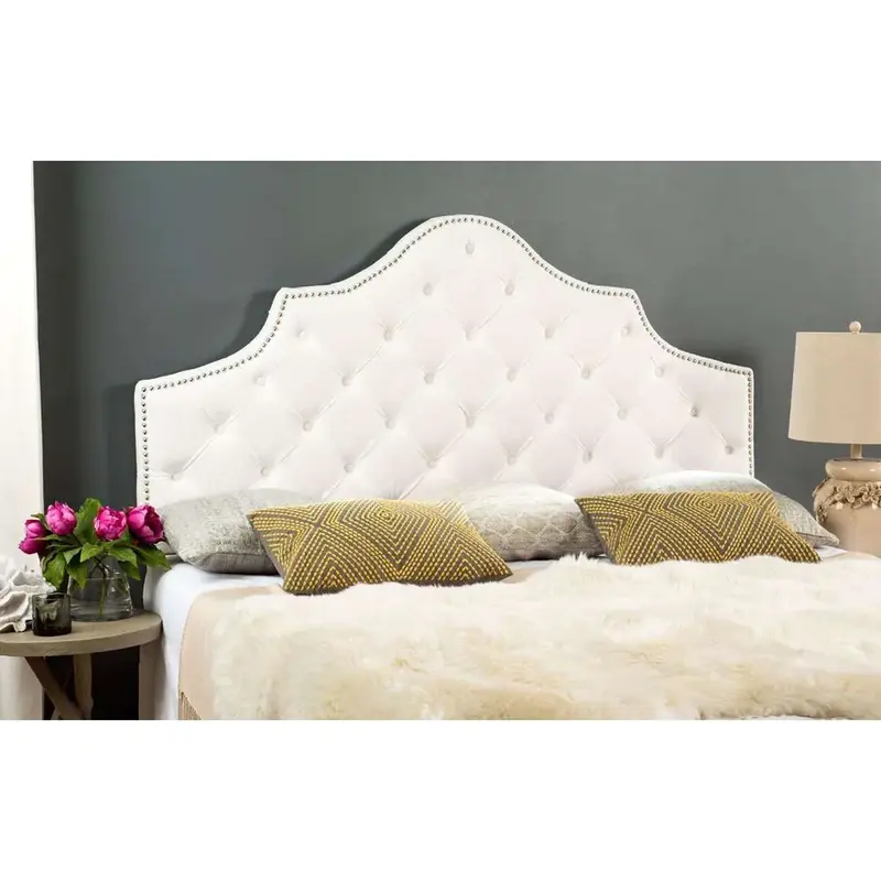 Safavieh Arebelle King Headboard King Size - White