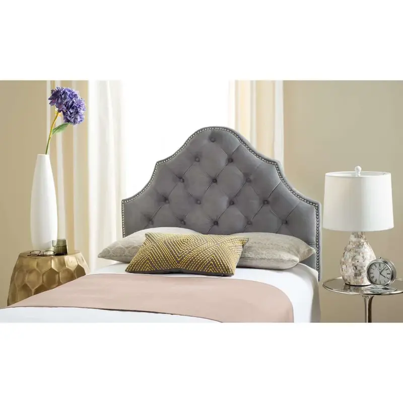 Safavieh Arebelle Twin Headboard Twin Size - Pewter