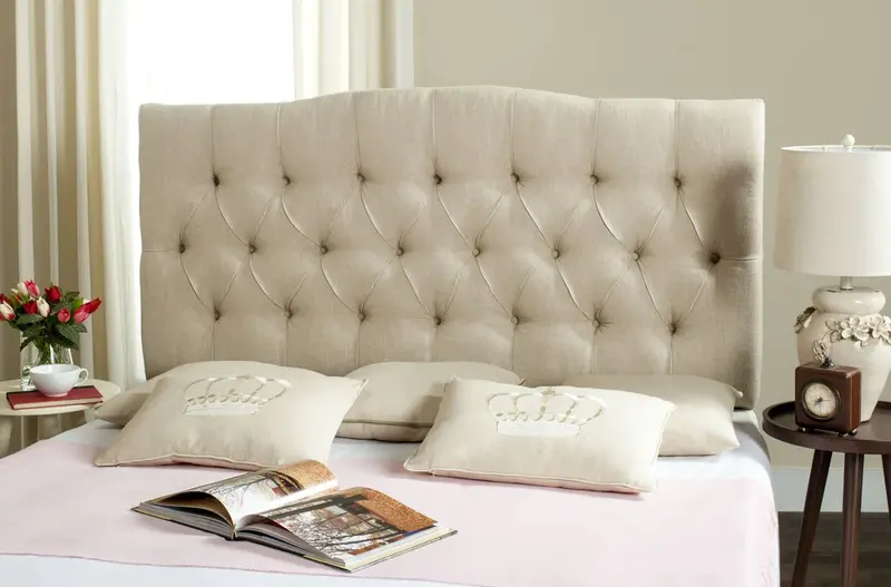 Safavieh Axel Full Headboard Full Size - Blush