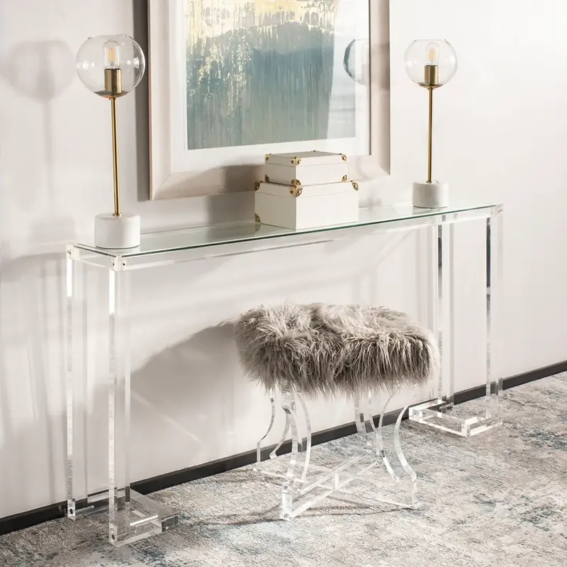 Safavieh Benji Acrylic Console Table - Clear
