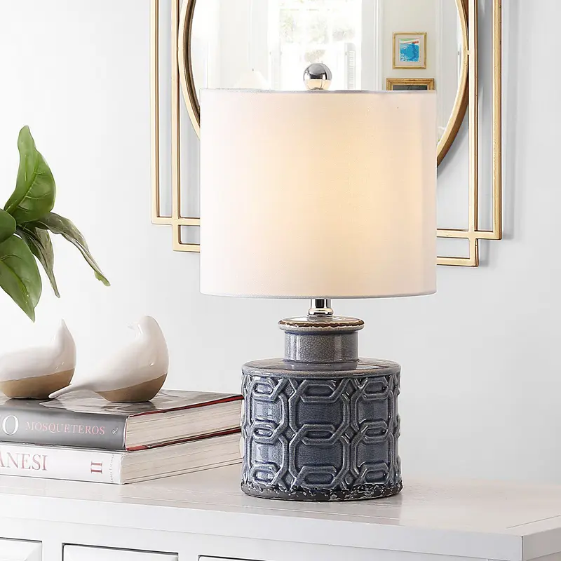 Safavieh Bijou Ceramic Table Lamp - Blue