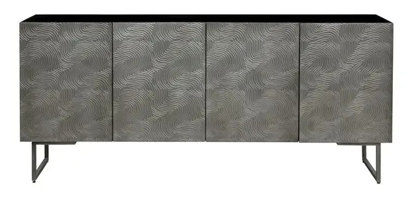 Safavieh Boone Abstract 4 Door Sideboar - Brown