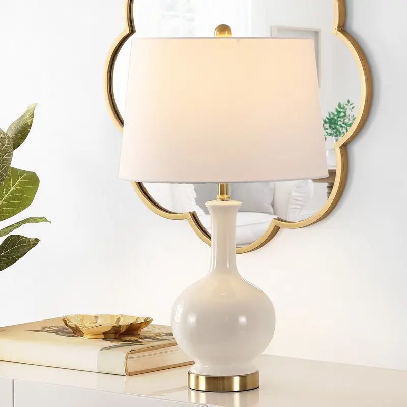 Safavieh Bowie Ceramic Table Lamp - Cream