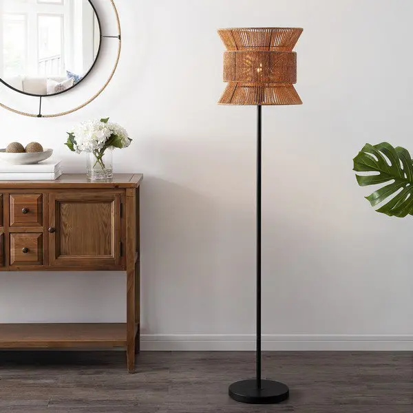 Safavieh Boyer Floor Lamp - Natural