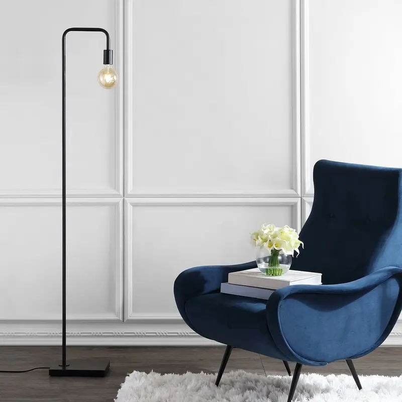 Safavieh Bran Floor Lamp - Dark Grey