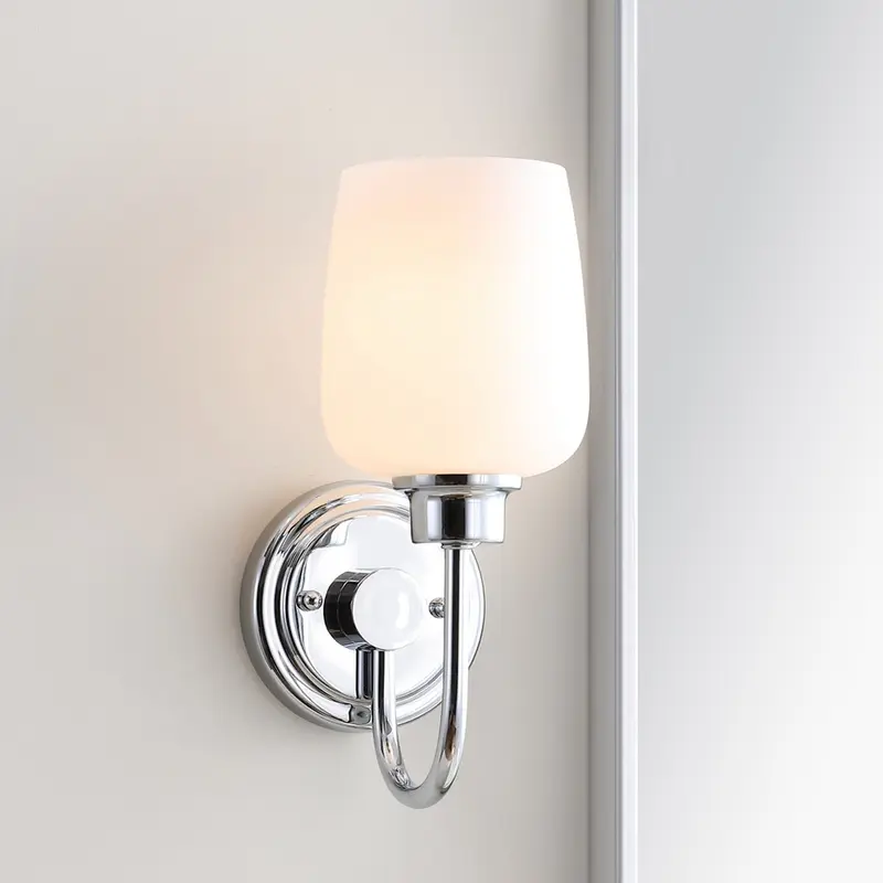 Safavieh Casen Bathroom Sconce - Chrome