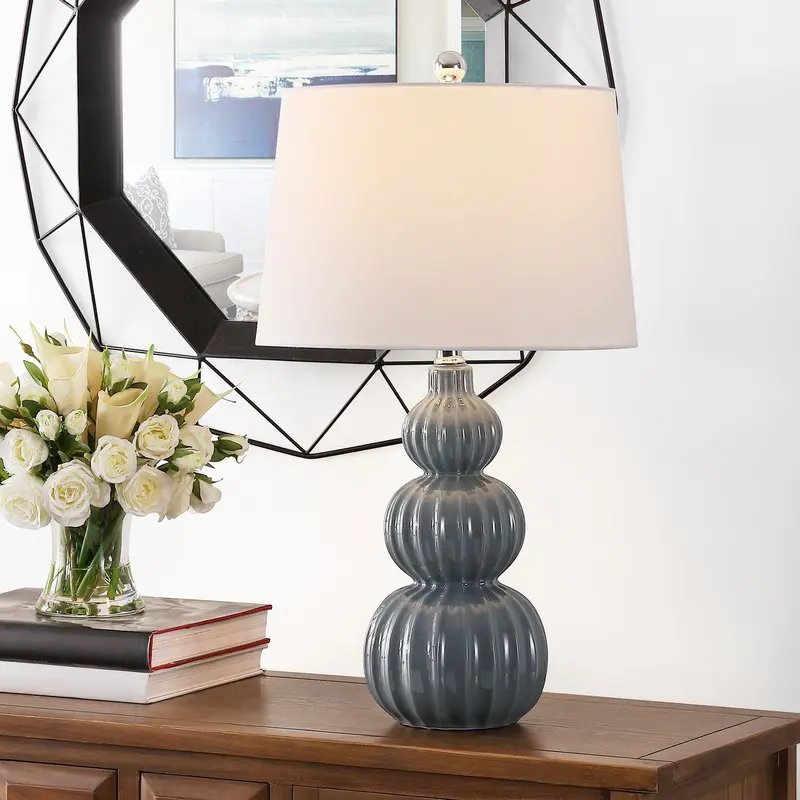 Safavieh Corina Ceramic Table Lamp - Grey
