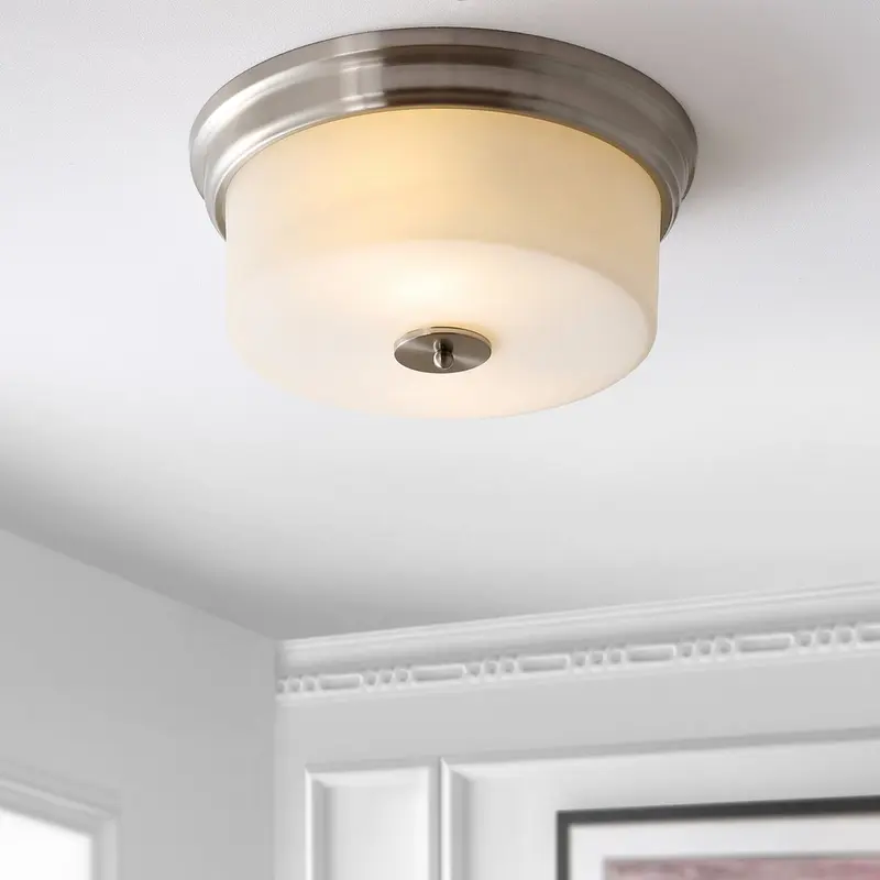 Safavieh Dalen Flush Mount - Brush Nickel