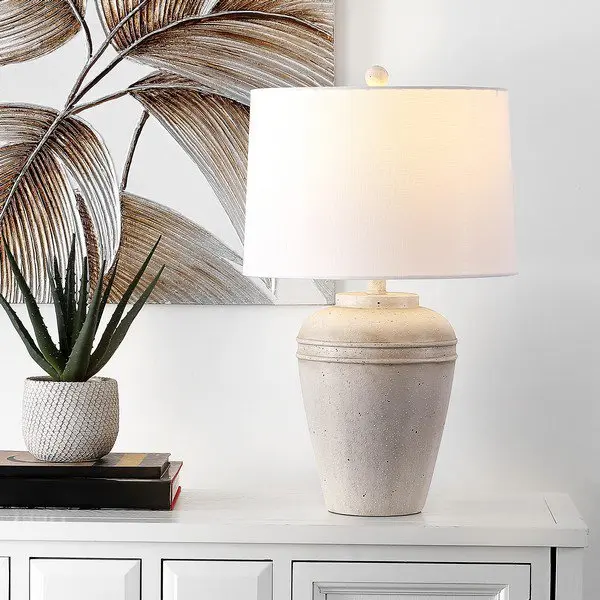 Safavieh Demlin Table Lamp - Grey