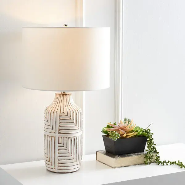 Safavieh Dione Table Lamp - Ivory
