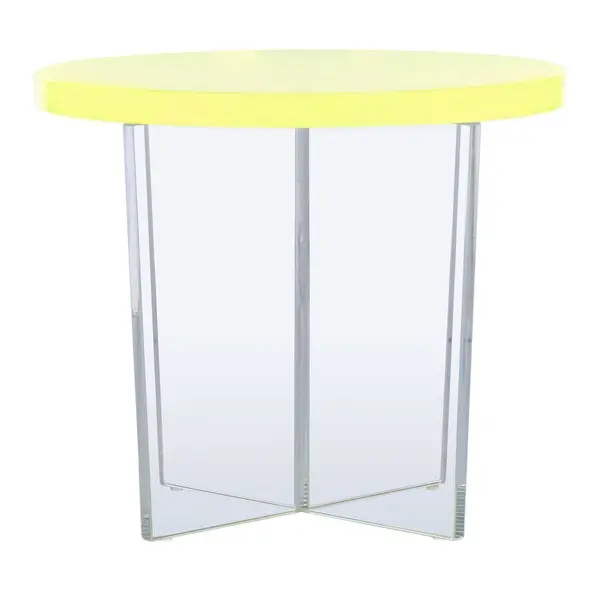 Safavieh Edwards Acryllic Accent Table - Neon