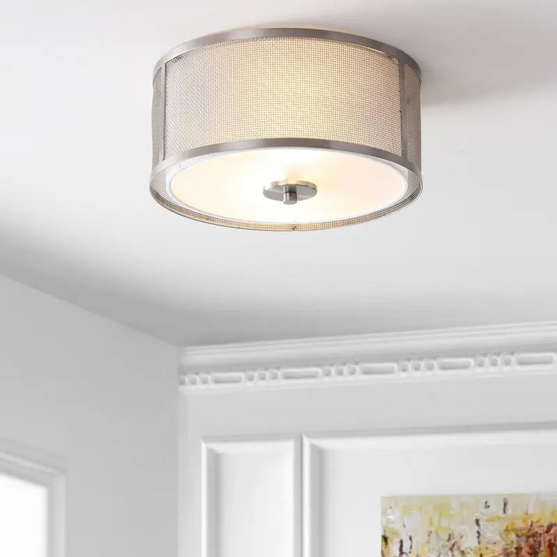 Safavieh Eldon Flush Mount - Nickel