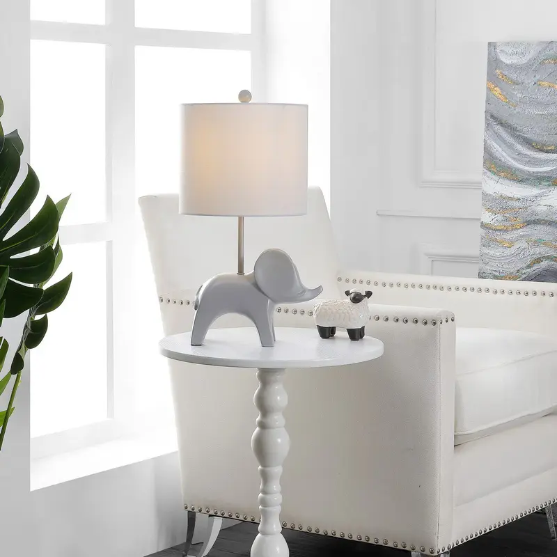 Safavieh Ellie Elephant Lamp - Grey