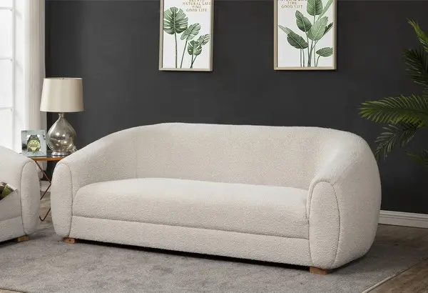 Safavieh Emiliana Boucle Sofa - Ivory
