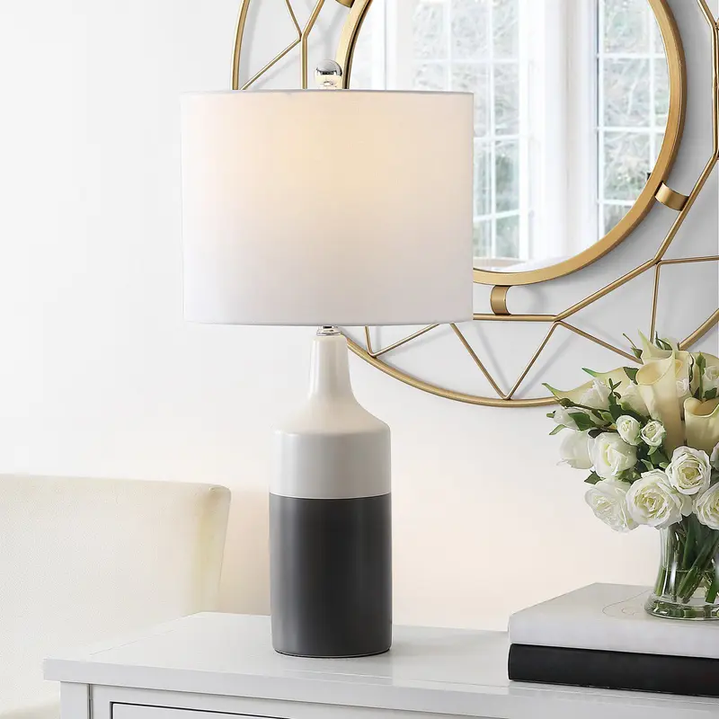 Safavieh Enri Table Lamp - Grey