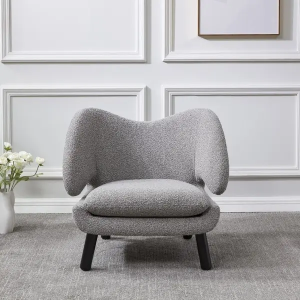 Safavieh Felicia Contemporary Chair - Light Gray