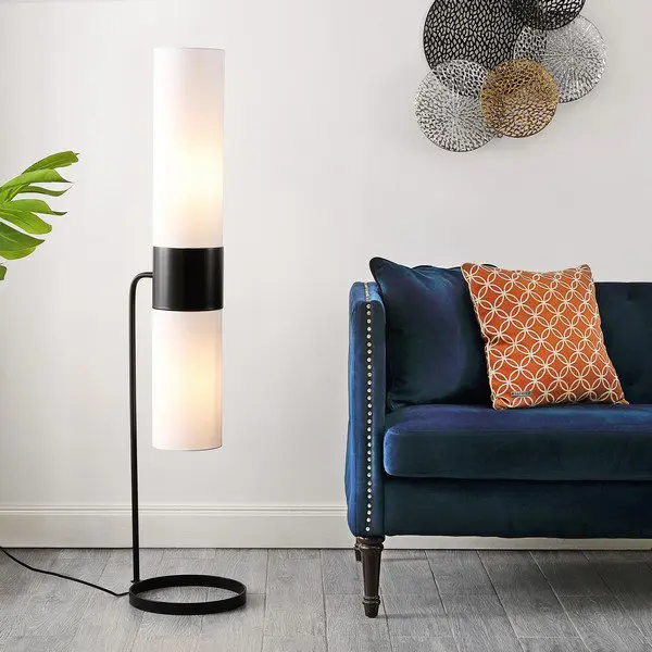 Safavieh Fierro Floor Lamp - Matte Black