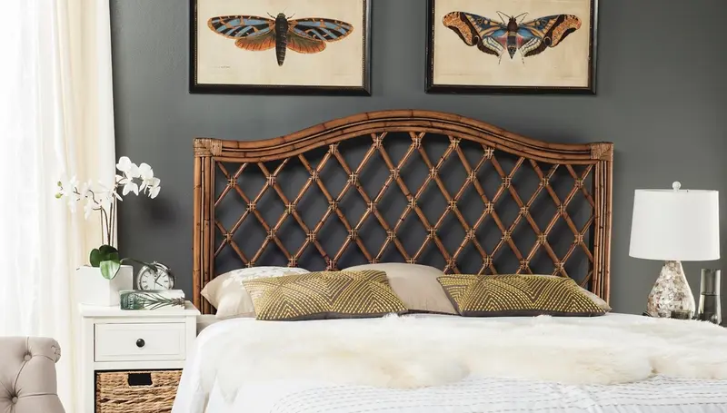 Safavieh Gabrielle Headboard Queen Size - Brown