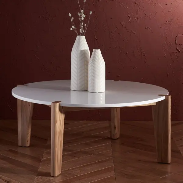 Safavieh Garcia Marble Top Coffee Table - Natural