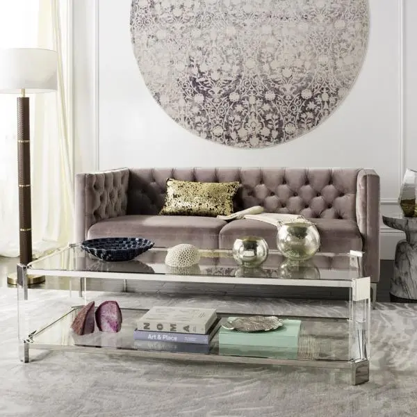 Safavieh Gianna Acrylic Coffee Table - Clear