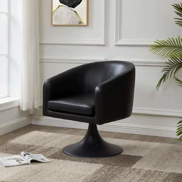 Safavieh Gonzalez Pedastal Chair - Black