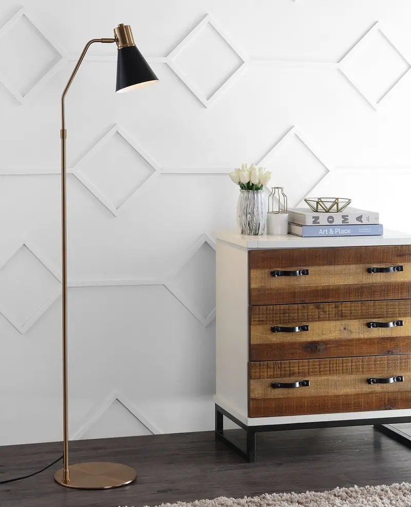 Safavieh Grania Floor Lamp - Black