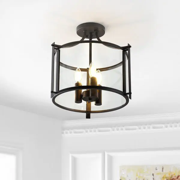 Safavieh Grenten Flush Mount - Oil Rubbed Bronze