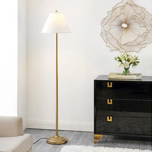 Safavieh Hallie Floor Lamp - Gold