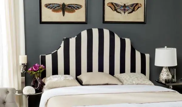 Safavieh Hallmar King Headboard King Size - Black