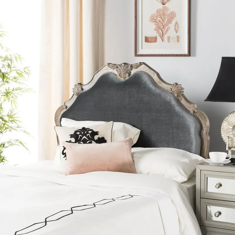 Safavieh Harlow Headboard Queen Size - Grey