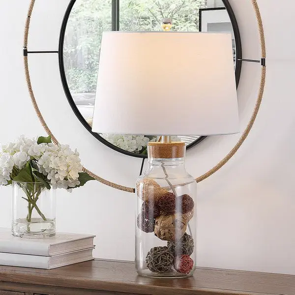 Safavieh Hensen Table Lamp - Clear