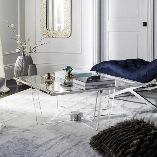 Safavieh Hermina Acrylic Coffee Table - Clear