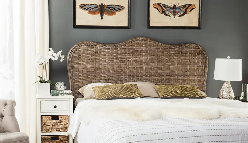 Safavieh Imelda Headboard Twin Size - Grey