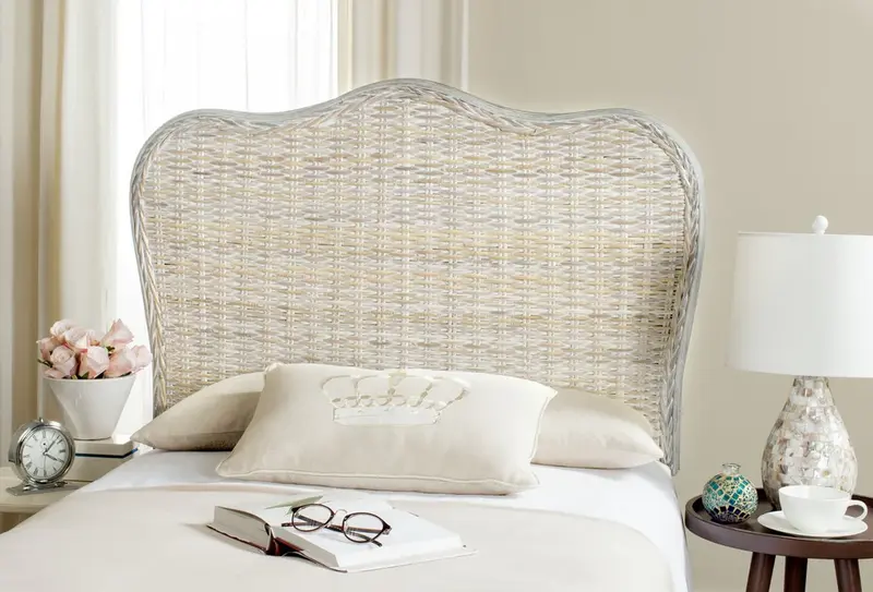 Safavieh Imelda Headboard Twin Size - White Washed
