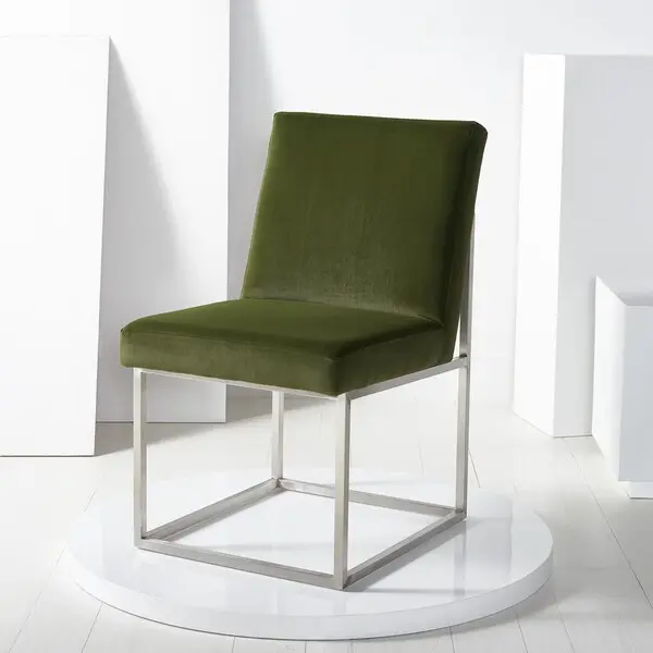 Safavieh Jenette Dining Chair - Forest Green