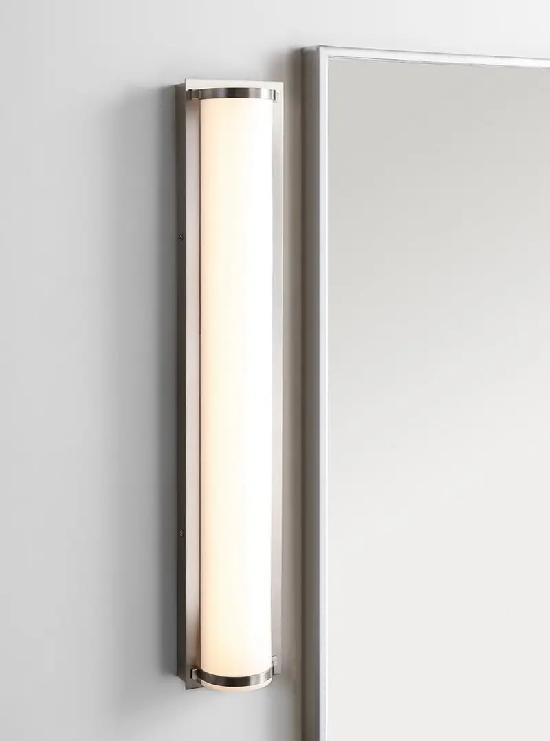 Safavieh Justice Vanity Bar Bathroom Sconce - Brush Nickel