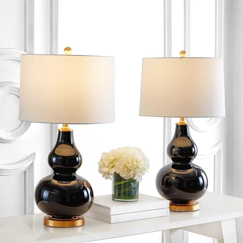 Safavieh Karlen Table Lamp Set Of 2 - Black