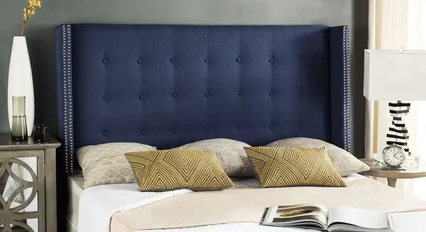 Safavieh Keegan Headboard Full Size - Navy