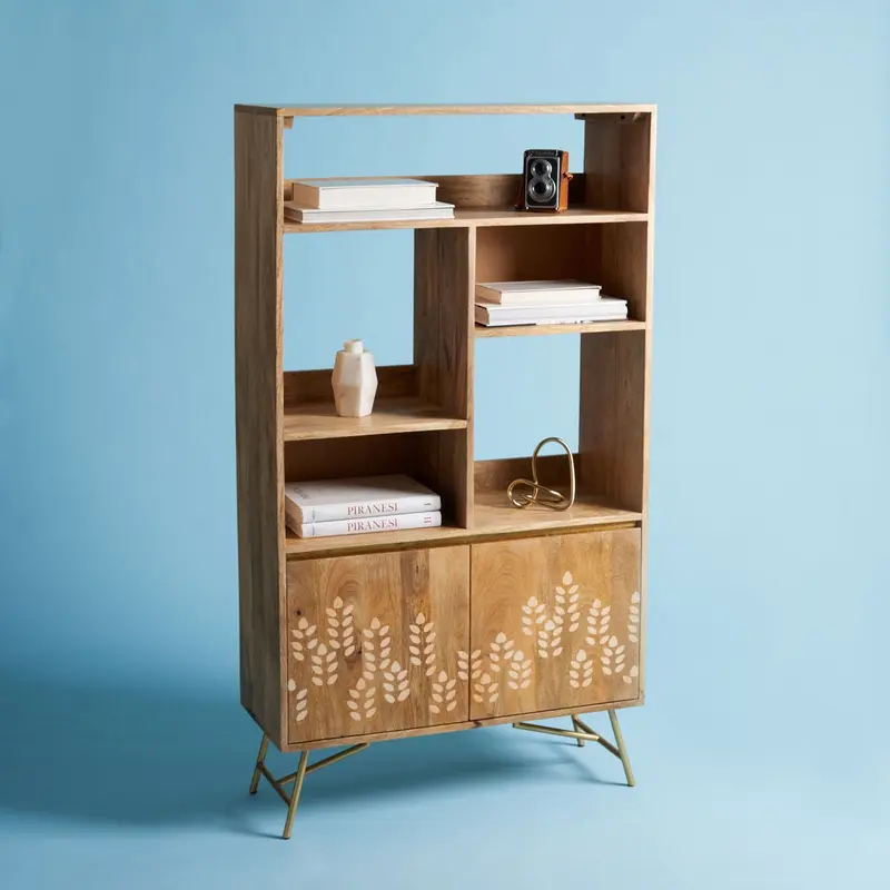 Safavieh Kinley Printed Bookcase - Natural