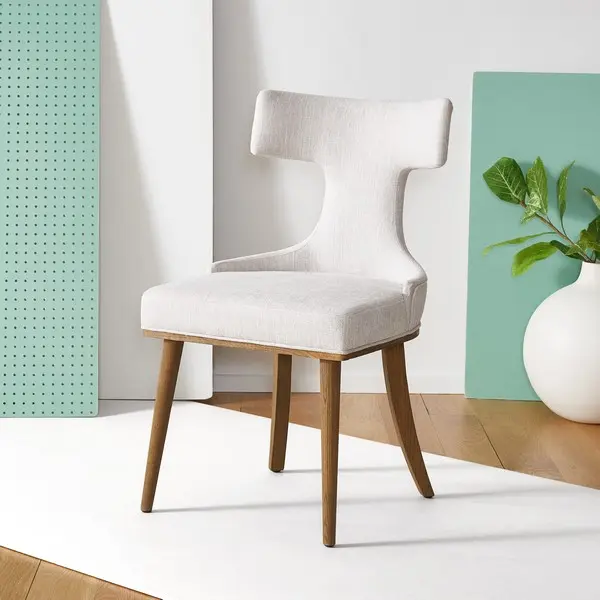 Safavieh Krisalyn Linen Dining Chair - Taupe